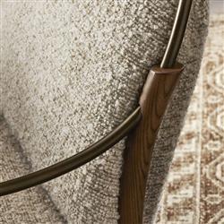 Demi Ivan Stone Boucle Chair|