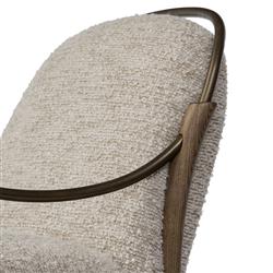 Demi Ivan Stone Boucle Chair|