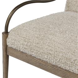 Demi Ivan Stone Boucle Chair|