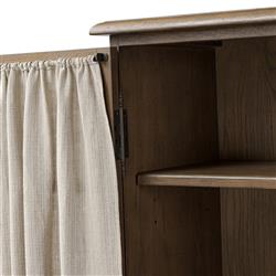 Finley Fawn Oak Cabinet|