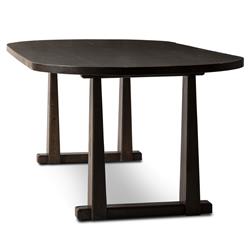 Ayla Aged Pine Oval Dining Table - 98"W|