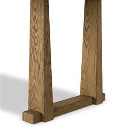 Ayla Worn Oak Oval Dining Table - 98"W|