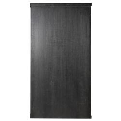 Alistair Smoked Black Bookcase|