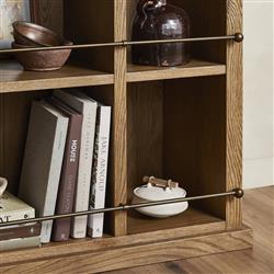 Alistair Worn Oak Bookcase|