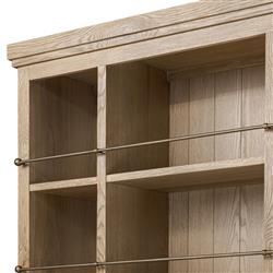 Alistair Worn Oak Bookcase|