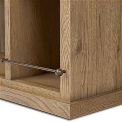 Alistair Worn Oak Bookcase|