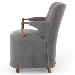 Brently Broadway Denim Linen Dining Chair|