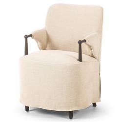 Brently Broadway Dune Linen Dining Chair|