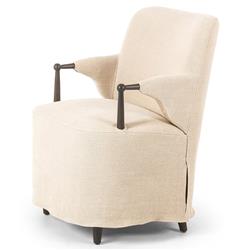Brently Broadway Dune Linen Dining Chair|