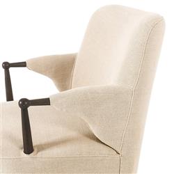 Brently Broadway Dune Linen Dining Chair|
