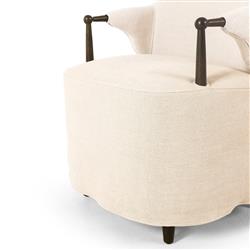 Brently Broadway Dune Linen Dining Chair|