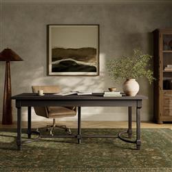 Edison Smoked Black Desk|