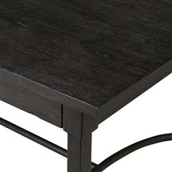 Edison Smoked Black Desk|