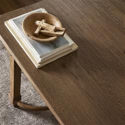 Edison Worn Oak Desk|