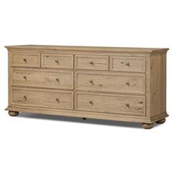 Geoffrey Worn Oak Wide Dresser|