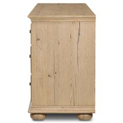 Geoffrey Worn Oak Wide Dresser|