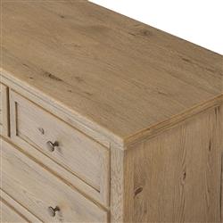 Geoffrey Worn Oak Wide Dresser|
