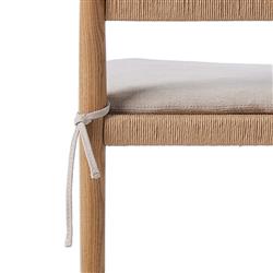 Dara Broadway Dune Linen Counter Stool|
