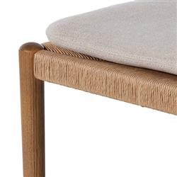 Dara Broadway Dune Linen Counter Stool|