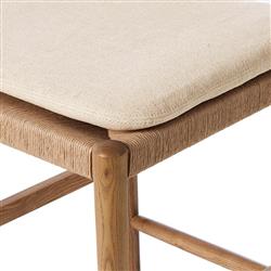 Dara Broadway Dune Linen Counter Stool|
