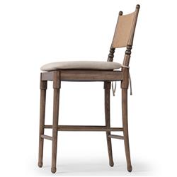 Fayth Broadway Dune Linen Counter Stool|
