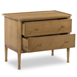 Franny Saddle Brown Nightstand|