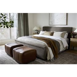 Kylo Dulane Mahogany Ottoman|