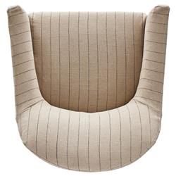 Lowell Lavon Flint Slipcover Swivel Chair|