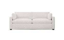 Weybridge Heathered Ivory Performance 2-Cushion Sofa - 88&quot;|