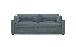 Weybridge Slate Blue 2-Cushion Sofa - 88&quot;|