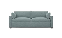 Weybridge Heathered Teal 2-Cushion Sofa - 88&quot;|