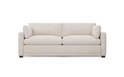 Weybridge Heathered Cream Performance 2-Cushion Sofa - 88&quot;|
