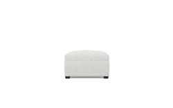 Weybridge Heathered Ivory Performance Ottoman|