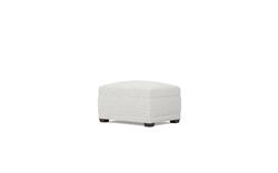 Weybridge Heathered Ivory Performance Ottoman|