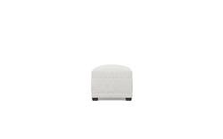 Weybridge Heathered Ivory Performance Ottoman|