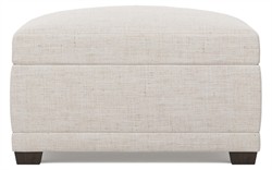 Weybridge Heathered Cream Performance Ottoman|