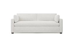 Weybridge Heathered Ivory Performance Bench Cushion Sofa - 88&quot;|