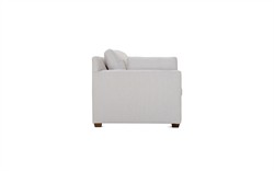 Weybridge Heathered Ivory Performance Bench Cushion Sofa - 88&quot;|