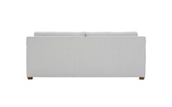 Weybridge Heathered Ivory Performance Bench Cushion Sofa - 88&quot;|