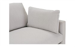 Weybridge Heathered Ivory Performance Bench Cushion Sofa - 88&quot;|