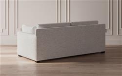 Weybridge Heathered Ivory Performance Bench Cushion Sofa - 88&quot;|