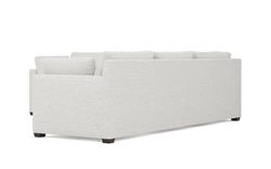 Weybridge Heathered Ivory Performance Corner Sectional - Left End - 110&quot;|