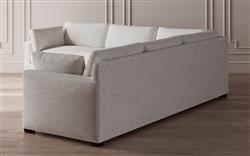 Weybridge Heathered Ivory Performance Corner Sectional - Left End - 110&quot;|