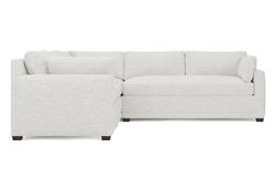 Weybridge Heathered Ivory Performance Corner Sectional - Right End - 110&quot;|