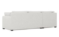 Weybridge Heathered Ivory Performance Corner Sectional - Right End - 110&quot;|