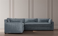 Weybridge Heathered Ivory Performance Corner Sectional - Right End - 110&quot;|