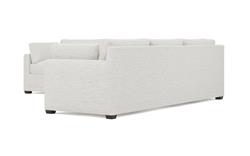 Weybridge Heathered Ivory Performance Corner Sectional - Left End - 123"|