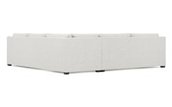 Weybridge Heathered Ivory Performance Corner Sectional - Left End - 123"|