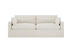 Weybridge Sea Salt Performance Slipcovered 2-Cushion Sofa - 88&quot;|