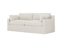 Weybridge Sea Salt Performance Slipcovered 2-Cushion Sofa - 88&quot;|
